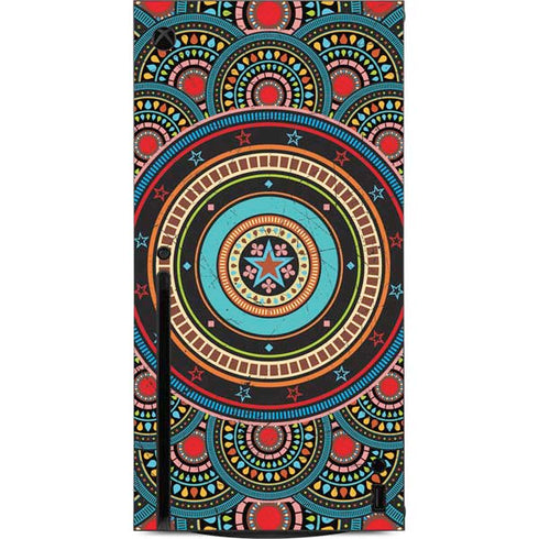 Infinite Circle Colored Xbox Series X Console Skin