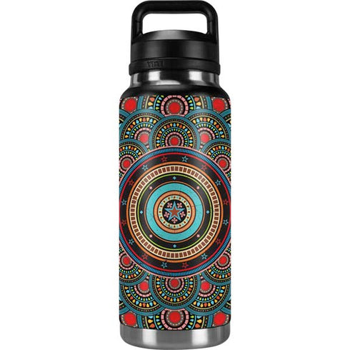 Infinite Circle Colored YETI Rambler 36oz Bottle Skin