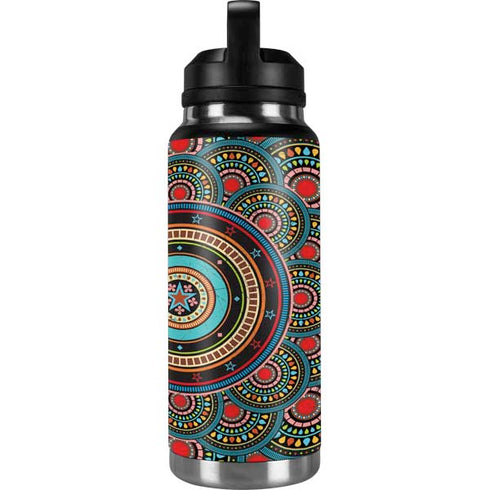 Infinite Circle Colored YETI Rambler 36oz Bottle Skin