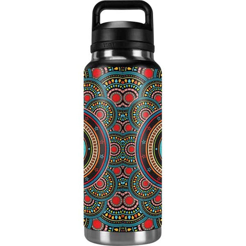 Infinite Circle Colored YETI Rambler 36oz Bottle Skin