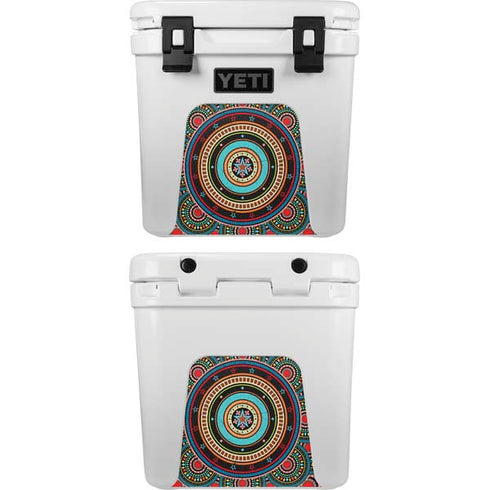Infinite Circle Colored YETI Roadie 24 Hard Cooler Skin