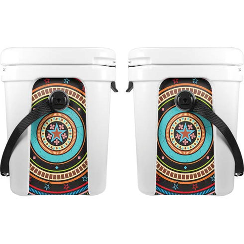 Infinite Circle Colored YETI Roadie 24 Hard Cooler Skin
