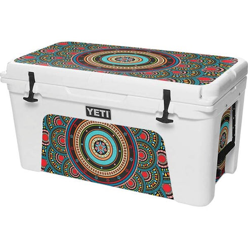 Infinite Circle Colored YETI Tundra 75 Hard Cooler Skin