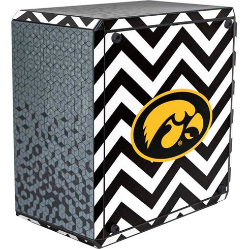 University of Iowa Hawkeyes Chevron Print Cooler Master MasterBox Q300L Mini Tower Skin