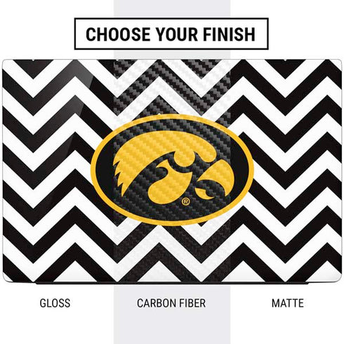 University of Iowa Hawkeyes Chevron Print Dell Vostro Skin