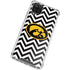 University of Iowa Hawkeyes Chevron Print Galaxy A12 Clear Case