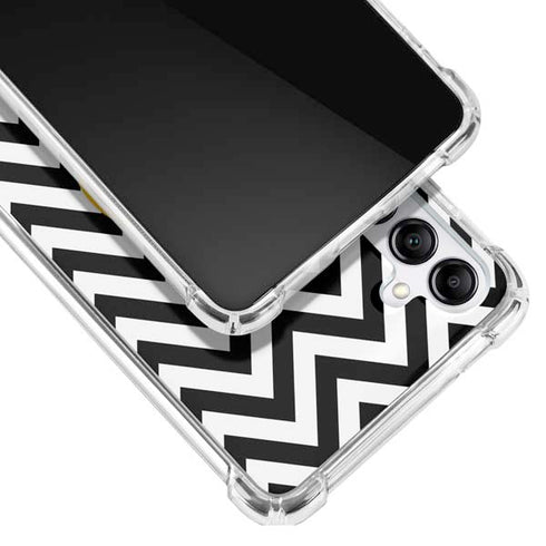 University of Iowa Hawkeyes Chevron Print Galaxy A14 5G Clear Case