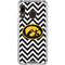 University of Iowa Hawkeyes Chevron Print Galaxy A30 Clear Case