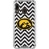 University of Iowa Hawkeyes Chevron Print Galaxy A30 Clear Case