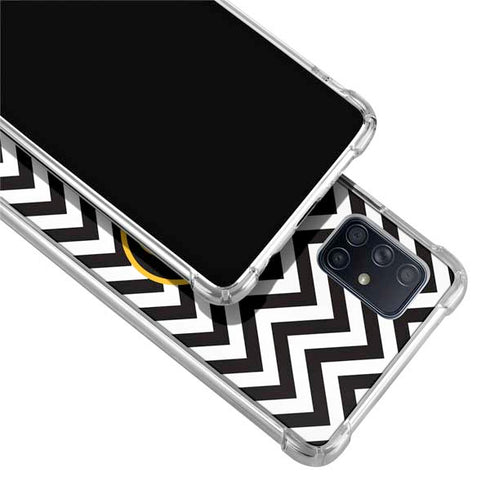 University of Iowa Hawkeyes Chevron Print Galaxy A51 5G Clear Case