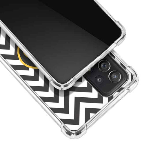 University of Iowa Hawkeyes Chevron Print Galaxy A52 5G Clear Case
