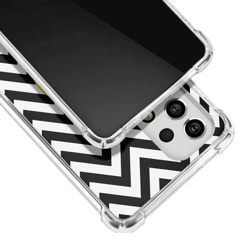 University of Iowa Hawkeyes Chevron Print Galaxy A53 5G Clear Case