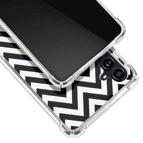 University of Iowa Hawkeyes Chevron Print Galaxy A54 5G Clear Case