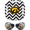 University of Iowa Hawkeyes Chevron Print Galaxy Buds Pro Skin