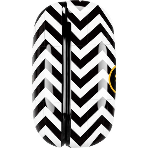 University of Iowa Hawkeyes Chevron Print Galaxy Buds Pro Skin