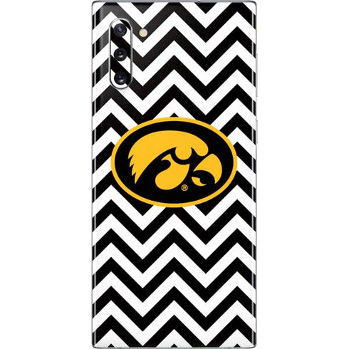 University of Iowa Hawkeyes Chevron Print Galaxy Note 10 Skin