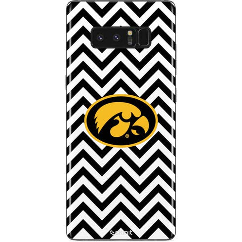 University of Iowa Hawkeyes Chevron Print Galaxy Note 8 Skin
