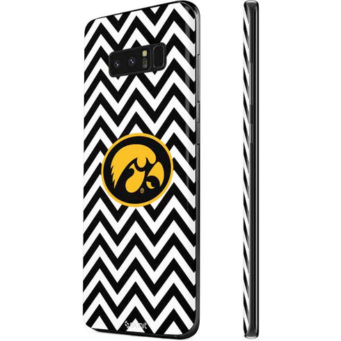 University of Iowa Hawkeyes Chevron Print Galaxy Note 8 Skin