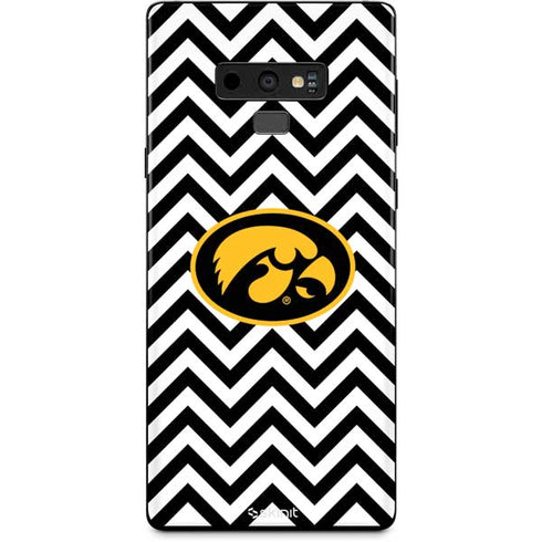 University of Iowa Hawkeyes Chevron Print Galaxy Note 9 Skin