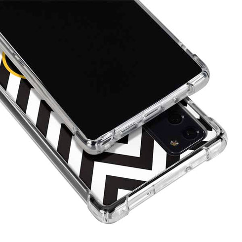 University of Iowa Hawkeyes Chevron Print Galaxy Note20 5G Clear Case