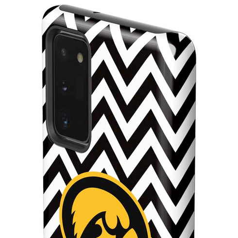 University of Iowa Hawkeyes Chevron Print Galaxy Note20 5G Pro Case