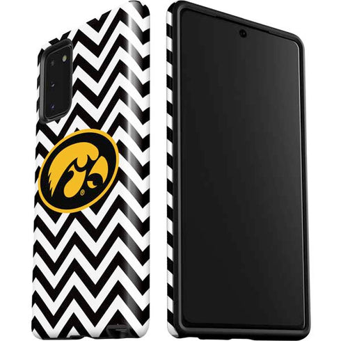 University of Iowa Hawkeyes Chevron Print Galaxy Note20 5G Pro Case