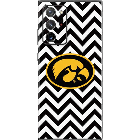 University of Iowa Hawkeyes Chevron Print Galaxy Note20 Ultra 5G Skin