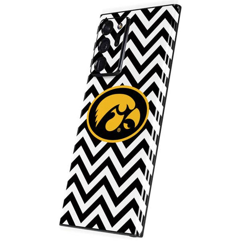 University of Iowa Hawkeyes Chevron Print Galaxy Note20 Ultra 5G Skin