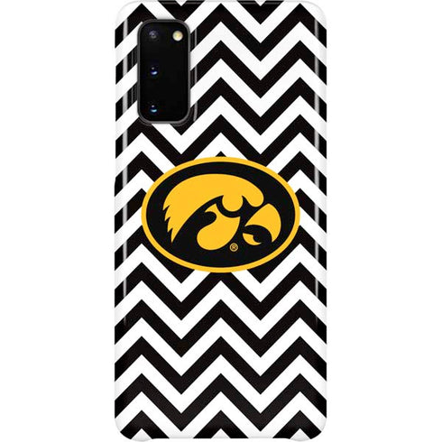 University of Iowa Hawkeyes Chevron Print Galaxy S20 Lite Case