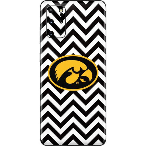 University of Iowa Hawkeyes Chevron Print Galaxy S20 Plus Skin