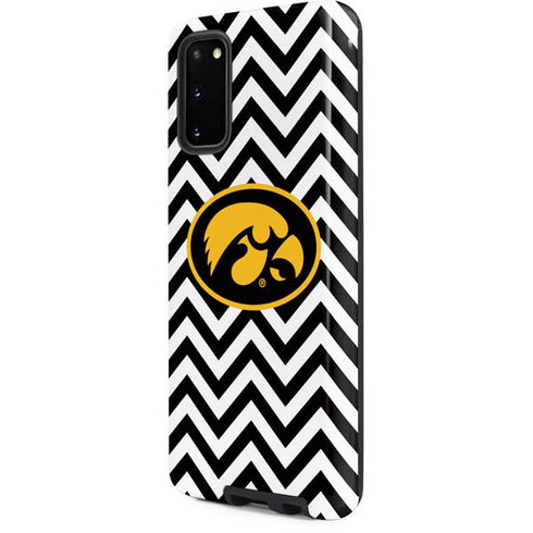 University of Iowa Hawkeyes Chevron Print Galaxy S20 Pro Case