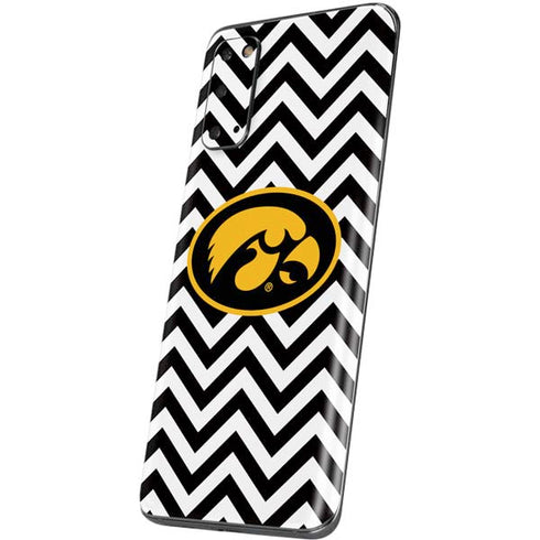 University of Iowa Hawkeyes Chevron Print Galaxy S20 Skin