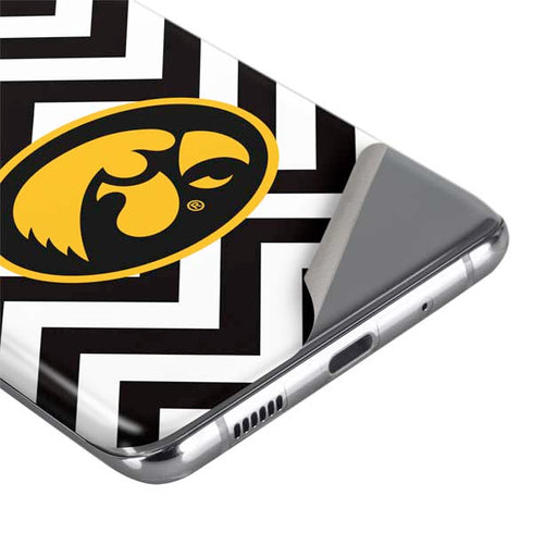 University of Iowa Hawkeyes Chevron Print Galaxy S20 Ultra 5G Skin