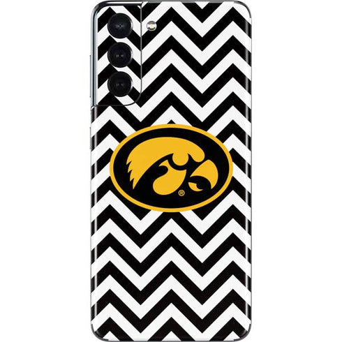 University of Iowa Hawkeyes Chevron Print Galaxy S21 5G Skin