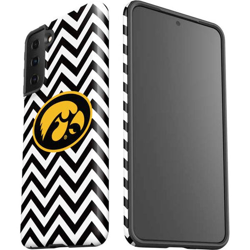University of Iowa Hawkeyes Chevron Print Galaxy S21 Plus 5G Pro Case