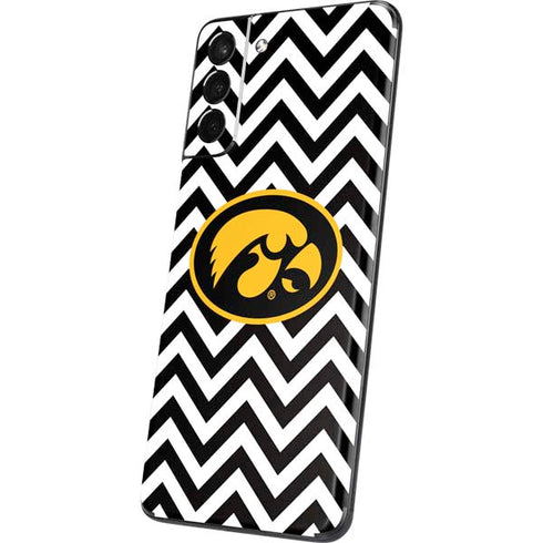 University of Iowa Hawkeyes Chevron Print Galaxy S21 Plus 5G Skin