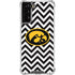 University of Iowa Hawkeyes Chevron Print Galaxy S22 Plus Clear Case