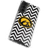 University of Iowa Hawkeyes Chevron Print Galaxy S22 Plus Clear Case