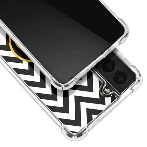 University of Iowa Hawkeyes Chevron Print Galaxy S22 Plus Clear Case