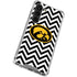 University of Iowa Hawkeyes Chevron Print Galaxy S23 Clear Case