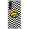 University of Iowa Hawkeyes Chevron Print Galaxy S23 FE Clear Case