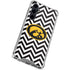 University of Iowa Hawkeyes Chevron Print Galaxy S23 FE Clear Case