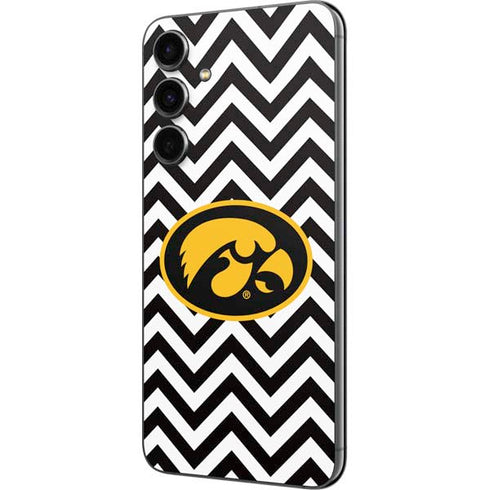 University of Iowa Hawkeyes Chevron Print Galaxy S23 FE Skin