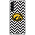 University of Iowa Hawkeyes Chevron Print Galaxy S23 Plus Clear Case