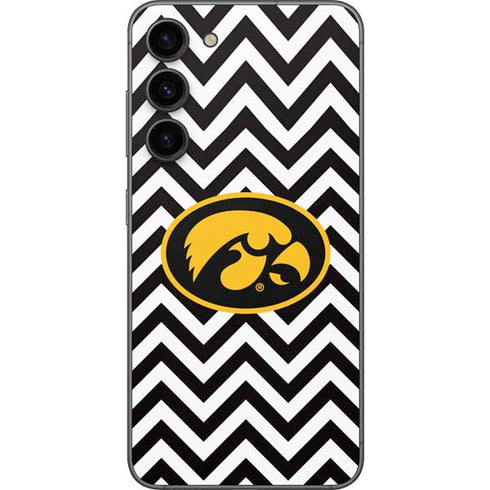 University of Iowa Hawkeyes Chevron Print Galaxy S23 Plus Skin