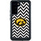 University of Iowa Hawkeyes Chevron Print Galaxy S23 Plus Waterproof Case