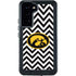 University of Iowa Hawkeyes Chevron Print Galaxy S23 Plus Waterproof Case