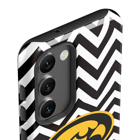 University of Iowa Hawkeyes Chevron Print Galaxy S23 Pro Case