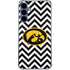University of Iowa Hawkeyes Chevron Print Galaxy S24 Clear Case