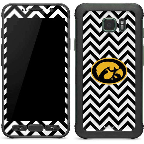 University of Iowa Hawkeyes Chevron Print Galaxy S7 Active Skin